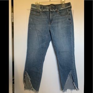 Express skinny mid rise jeans